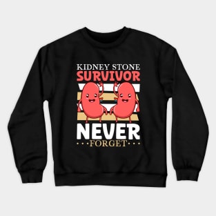 Never forget the kidney stone surgery Crewneck Sweatshirt